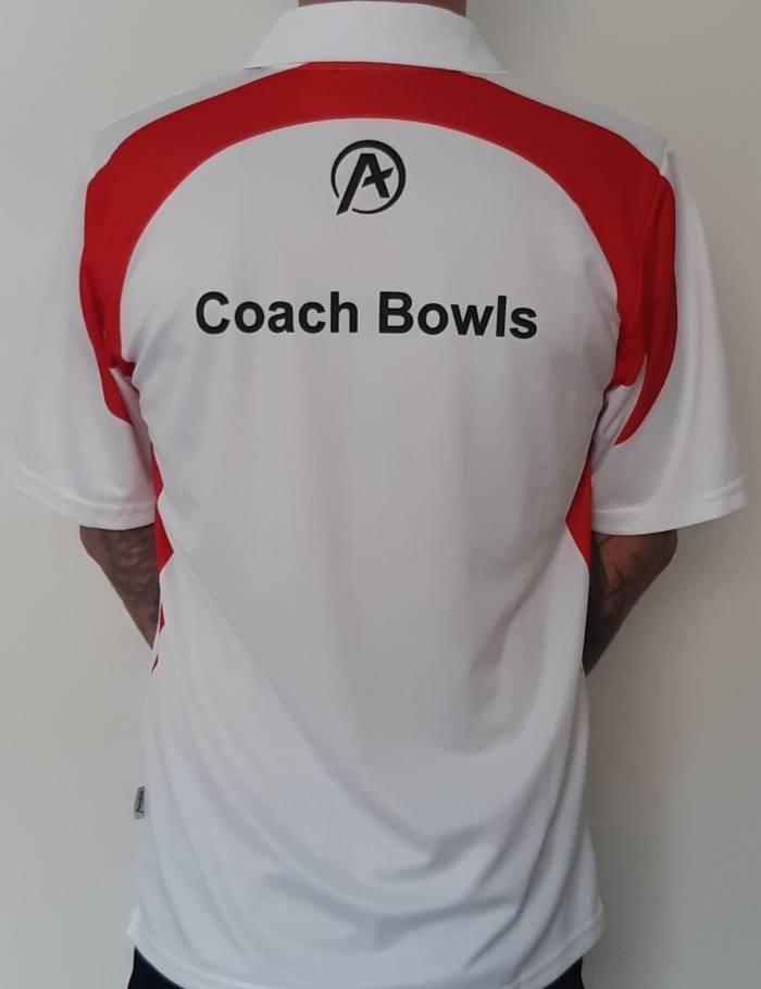 Tshirt White Back | Merchandise | Coach Bowls
